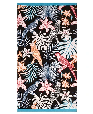 Izod Paradise Bird Cotton Beach Towel, 70" x 40"