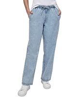 Dkny Jeans Women's High Rise Drawstring-Waist Cotton - RFN