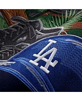 Tommy Bahama Men's Gray Los Angeles Dodgers Hit and Run Silk Camp Button-Up Shirt