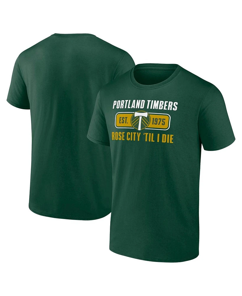 Fanatics Men's Green Portland Timbers Blindside T-Shirt