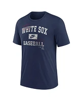 Nike Men's Navy Chicago White Sox Cooperstown Collection Arch Tri-Blend T-Shirt