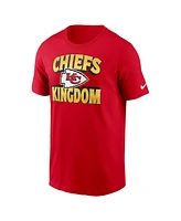 Nike Men's Red Kansas City Chiefs Kingdom T-Shirt