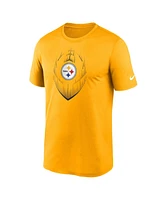 Nike Men's Gold Pittsburgh Steelers Primetime Legend Icon Performance T-Shirt