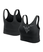 Nike Women's Black West Virginia Mountaineers Performance Longline Sports Bra