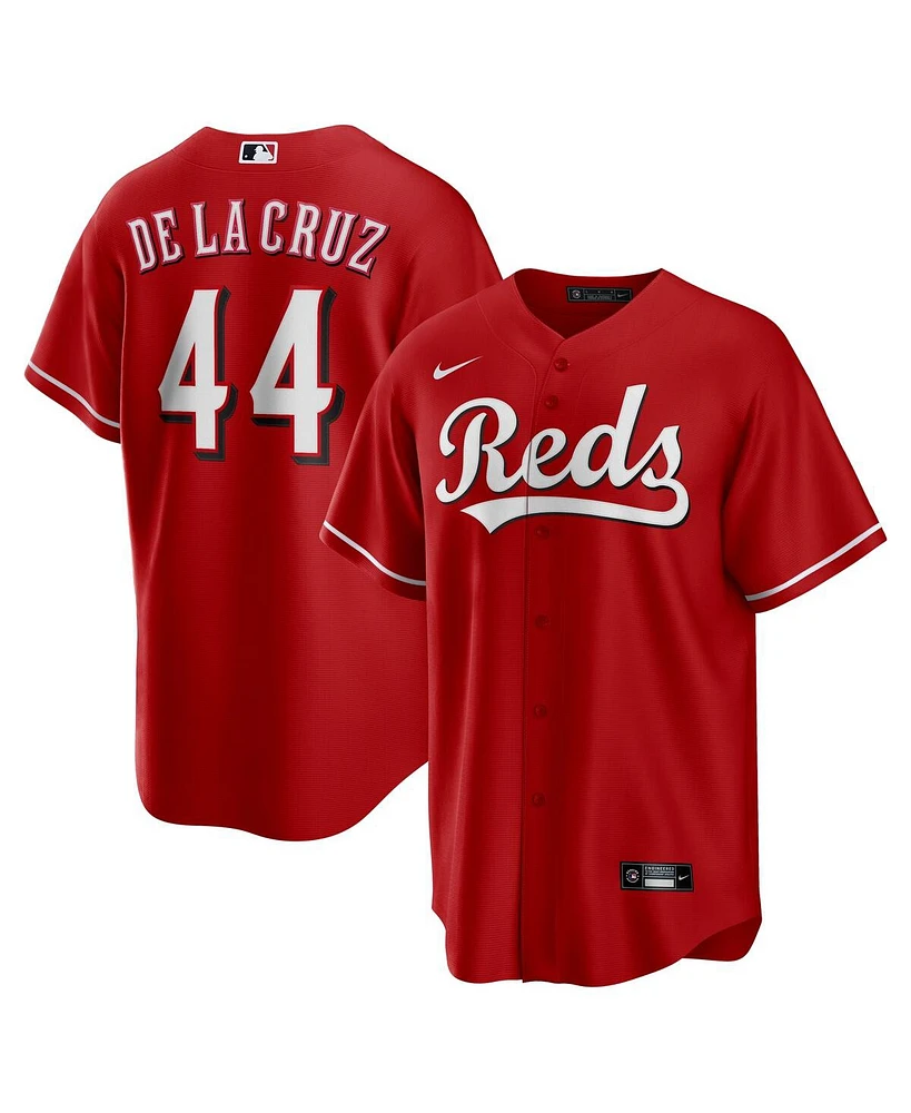 Men's Nike Elly De La Cruz Red Cincinnati Reds Alternate Replica Jersey