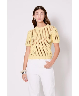 endless rose Women's Sequins Knit Top