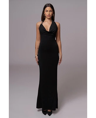 Jluxlabel Women's Aurora Draped Maxi Dress