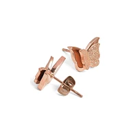 Sohi Women's Butterfly Stud Earrings