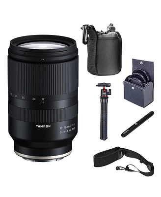 Tamron 17-70mm f/2.8 Di Iii-a Vc Rxd Lens for Sony E Bundle with ProOptic 67mm Filter Kit, Mt-11 Octopus Tripod Kit, Lens Cleaner, Ns-3 Strap, Lens Po