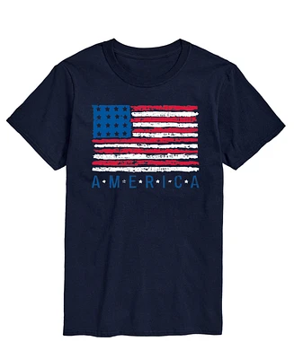 Airwaves Men's American Flag Short Sleeve T-Shirt