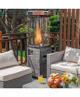 41 000 Btu Propane Patio Heater with Metal Hood