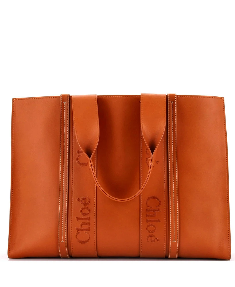 Pre-Owned Chloe Woody Tote Leather
