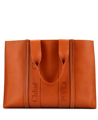 Pre-Owned Chloe Woody Tote Leather