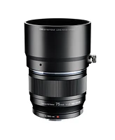 Om System M.Zuiko Digital Ed 75mm f/1.8 Lens for Micro Four Thirds, Black