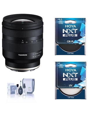 Tamron 11-20mm f/2.8 Di Iii-a Rxd Lens for Sony E, Bundle with Hoya Nxt Plus 67mm Uv+Cpl Filter Kit, Cleaning Kit