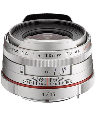Pentax Smcp-da 15mm f/4 Ed Al Hd Lens for Dslr Cameras, Silver