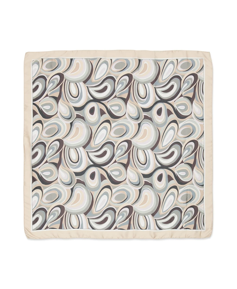 Steve Madden Women's Psychedelic-Print Square Scarf