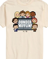 Airwaves Men's The Office Cartoon Short Sleeve T-Shirt