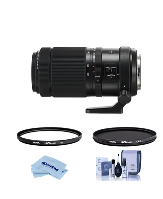 Fujifilm Gf 100-200mm f/5.6 R Lm Ois Wr Lens, Bundle with Hoya 67mm Uv+Cpl Filter Kit, Cleaning Kit, Cleaning Cloth