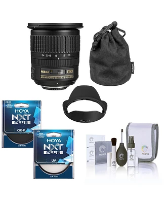 Nikon 10-24mm f/3.5-4.5G Ed-if Af-s Dx Nikkor Lens, Bundle with Cpl+Uv Filter Kit, Cleaning Kit