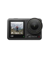 Dji Dji Osmo Action 4 Camera Standard Combo Bundle with Tripod, Complete Optics Care and Cleaning Kit, 128GB Uhs-i U3 microSDXC Memory Card with SD Ad