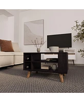 Bouse Coffee Table with Open Storage,Wengue