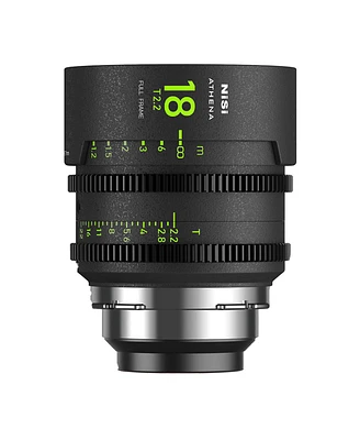 NiSi Athena Prime 18mm T2.2 Cine Lens with Filter Holder, Pl Mount