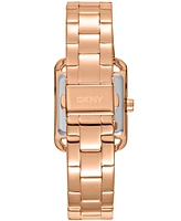 Dkny Women's City Midi Rose Gold-Tone Stainless Steel Bracelet Watch, 35mm