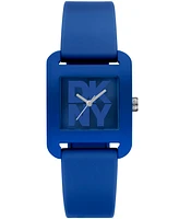 Dkny Women's City Sport Dark Silicone Strap Watch