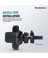Brookstone 10W Wireless Charging 360 Degree Rotatating Secure Car Vent Mount