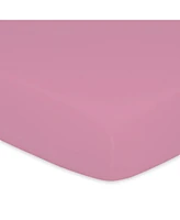 The Peanutshell Fitted Crib Sheet Set, Daisy, 4 Pack