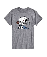 Airwaves Men's Peanuts Snoopy Coffee Short Sleeve T-Shirt