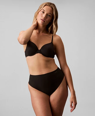 Calvin Klein Women's Stay-Put Firm Mesh Thong Underwear QF8165