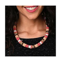 Sohi Women's Beaded Statement Necklace