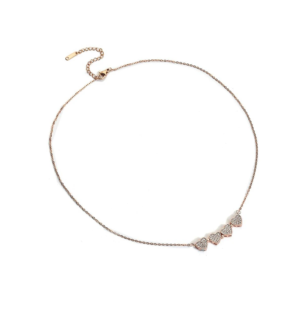 Sohi Women's Hearts Pendant Necklace
