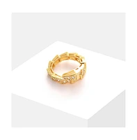 Sohi Women's Snakehead Band Ring