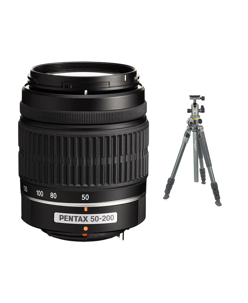 Pentax Smc Da-l 50-200mm f/4-5.6 Ed Lens with Alta Pro 2+ 264AB 4-Section Aluminum Tripod