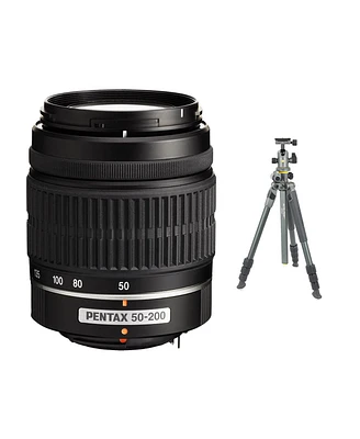 Pentax Smc Da-l 50-200mm f/4-5.6 Ed Lens with Alta Pro 2+ 264AB 4-Section Aluminum Tripod
