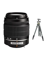 Pentax Smc Da-l 50-200mm f/4-5.6 Ed Lens with Alta Pro 2+ 264AB 4-Section Aluminum Tripod