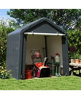 Portable Outdoor Shelter for Motorcycle Storage and Protection