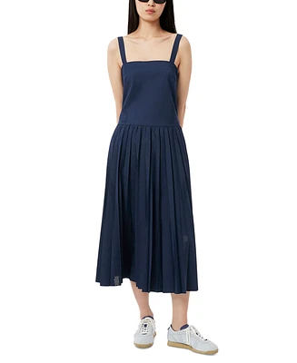 Lacoste Usa Women's Pleated Midi Dress