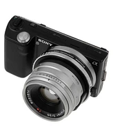 Fotodiox Lens Mount Adapter for Contax G Rangefinder Lens to Sony Alpha E-Mount Mirrorless Camera Body with Built-in Focus Control Dial