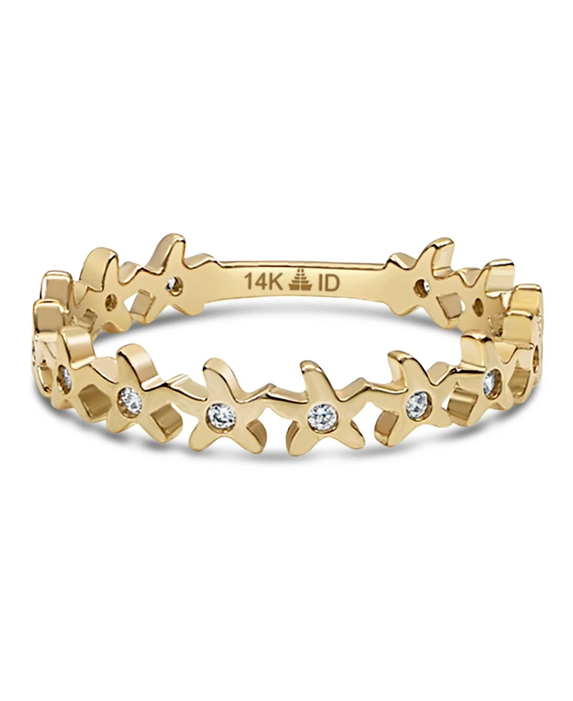 Devata Starfish Ring in 14K Gold, Size 8, approx. 1.9 grams.