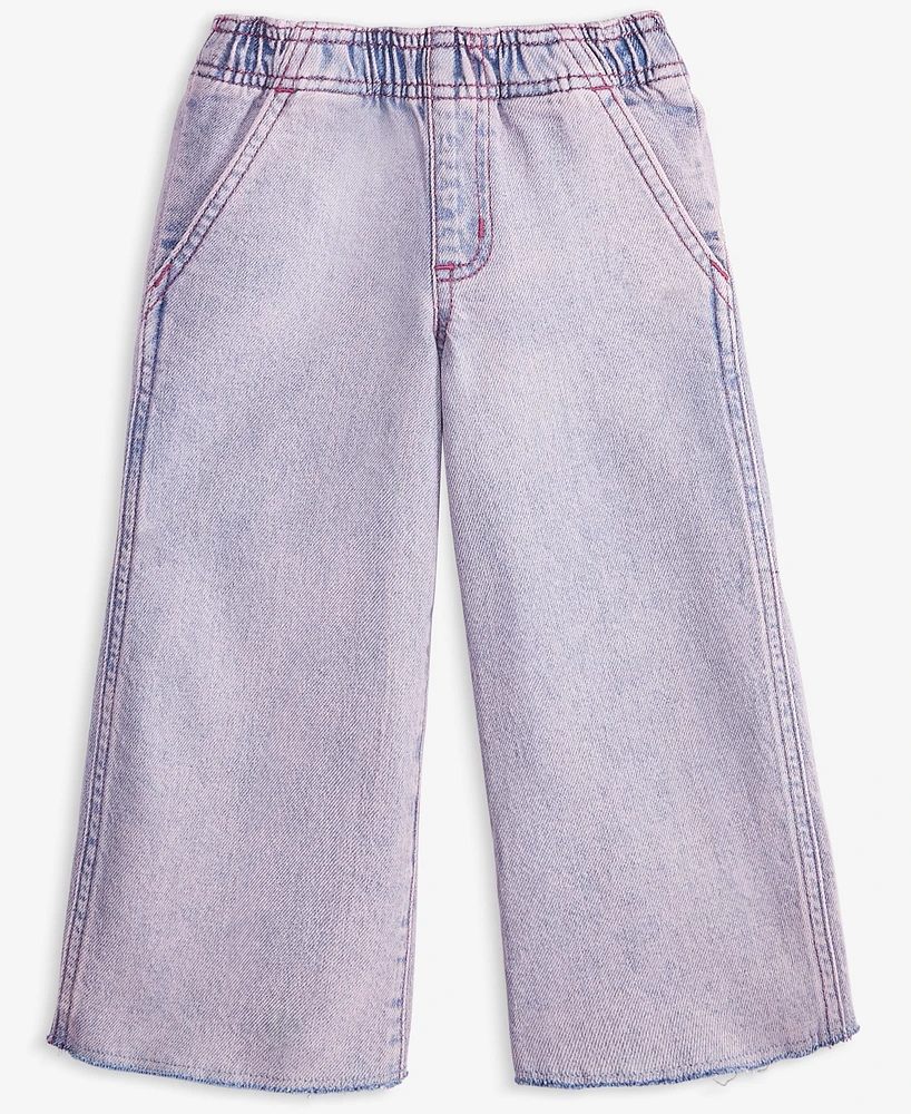 Epic Threads Toddler Girls Cropped Wide-Leg Jeans, Exclusively at Macy's