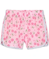 Max & Olivia Big Girls Cherry Print Dolphin Short Pajama Set
