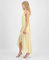 En Saison Women's Alexa Halter Maxi Dress