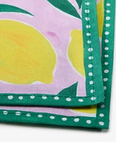 Supra Endura Cotton Lemon Napkin, Set of 4