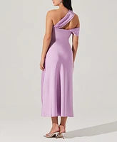 Astr the Label Women's Cersei One-Shoulder Midi Dress