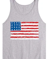 Airwaves Men's American Flag Sleeveless Tank Top