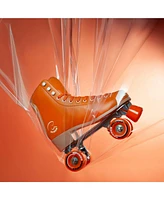C7skates Forget Me Not Quad Roller Skates (Carrot Orange, Women's 5 / Youth 4)